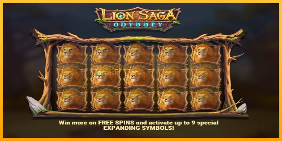 Lion Saga Odyssey машина за игри за пари, слика 3