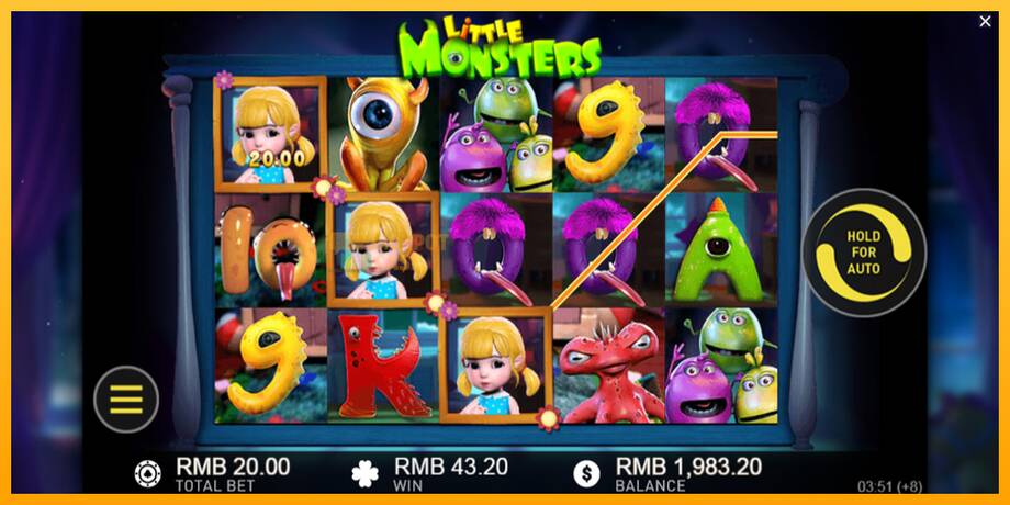 Little Monsters машина за игри за пари, слика 3