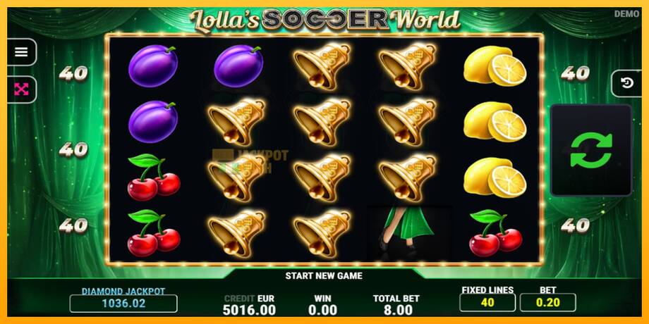 Lollas Soccer World машина за игри за пари, слика 1