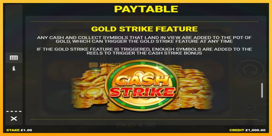 Luck O’ The Irish Cash Strike машина за игри за пари, слика 7