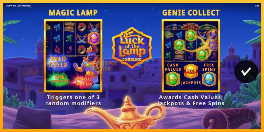 Luck of the Lamp Cashlink машина за игри за пари, слика 1