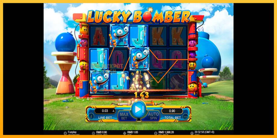 Lucky Bomber машина за игри за пари, слика 2