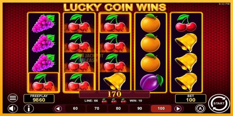 Lucky Coin Wins машина за игри за пари, слика 3