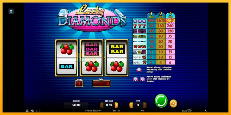 Lucky Diamonds машина за игри за пари, слика 1