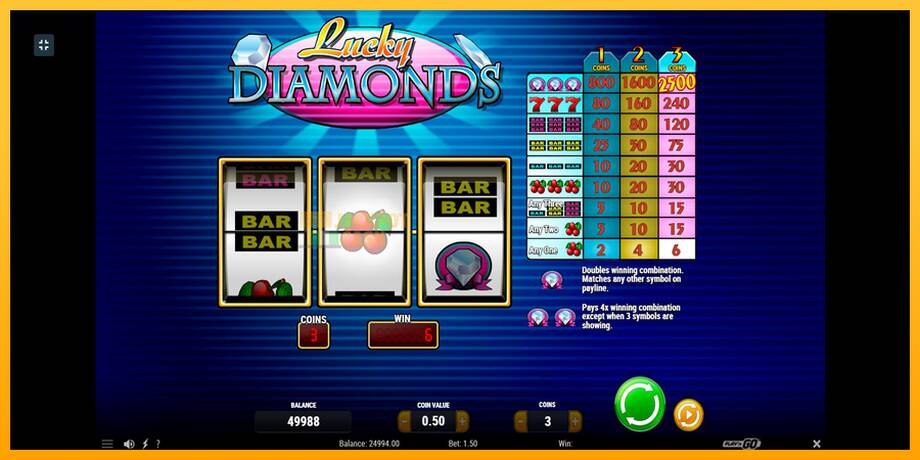 Lucky Diamonds машина за игри за пари, слика 3