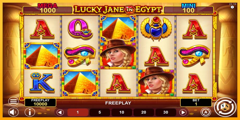 Lucky Jane in Egypt Hold & Win машина за игри за пари, слика 2