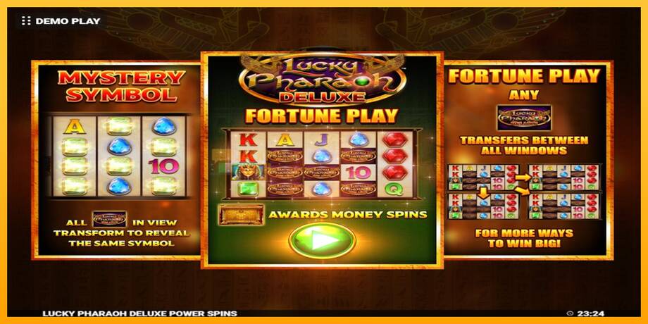 Lucky Pharaoh Deluxe Fortune Play машина за игри за пари, слика 1