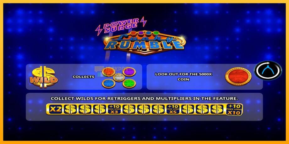 Lucky Rumble Power Surge машина за игри за пари, слика 1