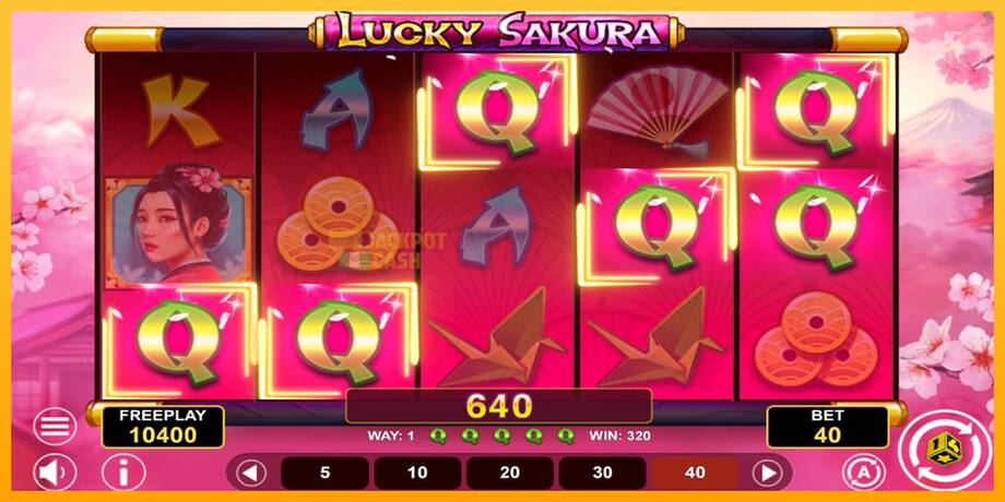 Lucky Sakura Win Spins машина за игри за пари, слика 3