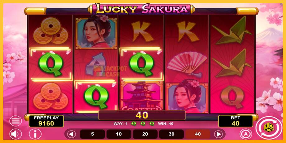 Lucky Sakura Win Spins машина за игри за пари, слика 4