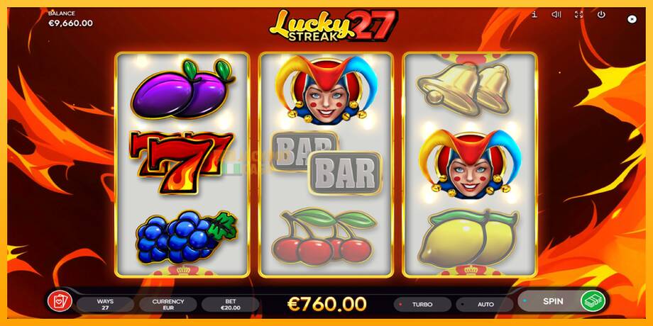 Lucky Streak 27 машина за игри за пари, слика 2