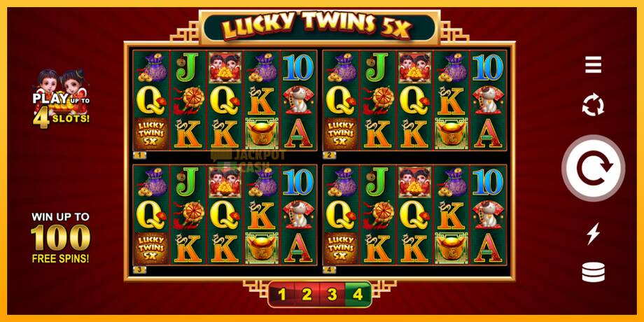 Lucky Twins 5X 4Tune Reels машина за игри за пари, слика 2