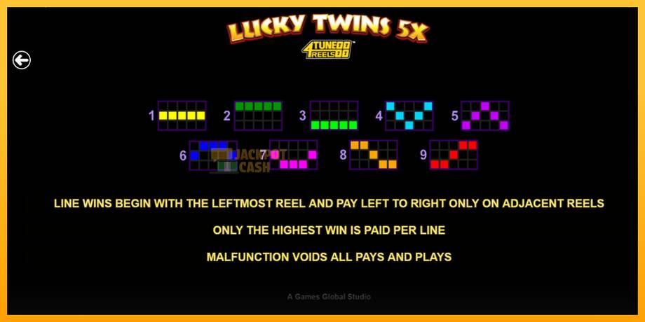 Lucky Twins 5X 4Tune Reels машина за игри за пари, слика 7