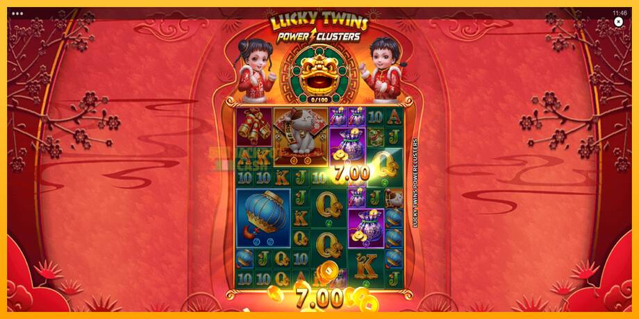 Lucky Twins Power Clusters машина за игри за пари, слика 3