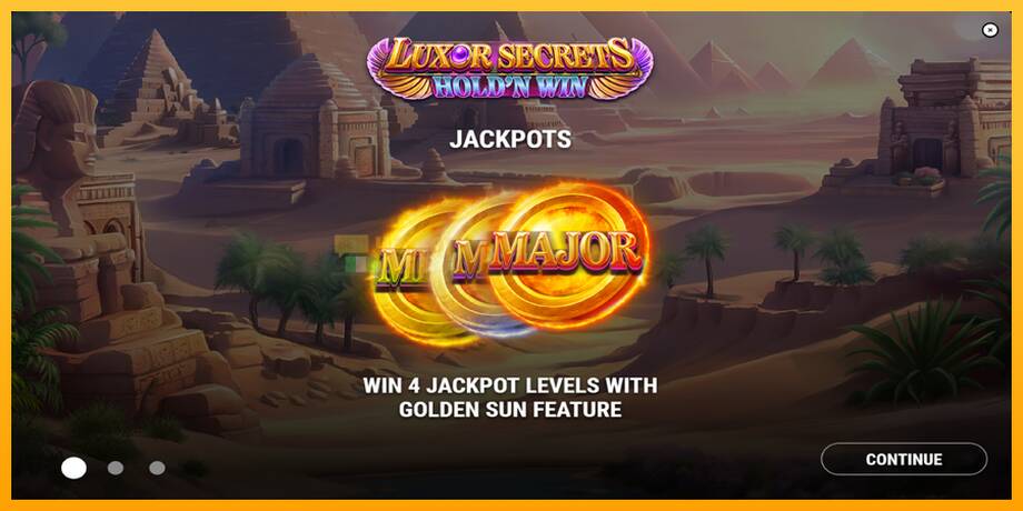 Luxor Secrets Holdn Win машина за игри за пари, слика 1