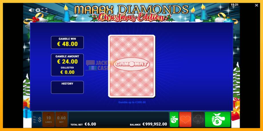 Maaax Diamonds Christmas Edition машина за игри за пари, слика 4