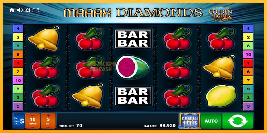 Maaax Diamonds Golden Nights машина за игри за пари, слика 2