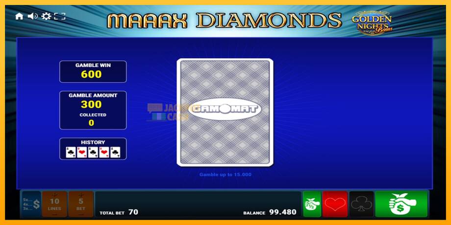 Maaax Diamonds Golden Nights машина за игри за пари, слика 5