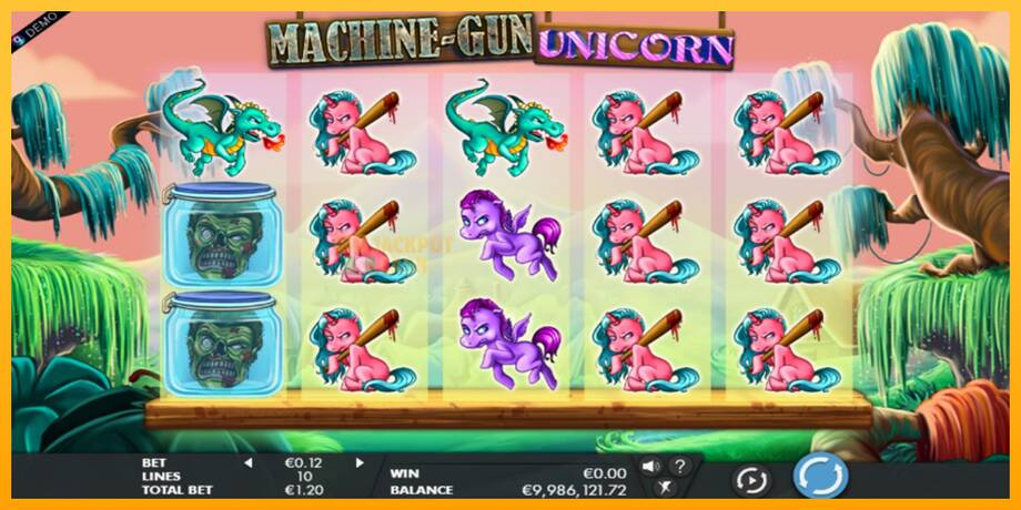 Machine Gun Unicorn машина за игри за пари, слика 1