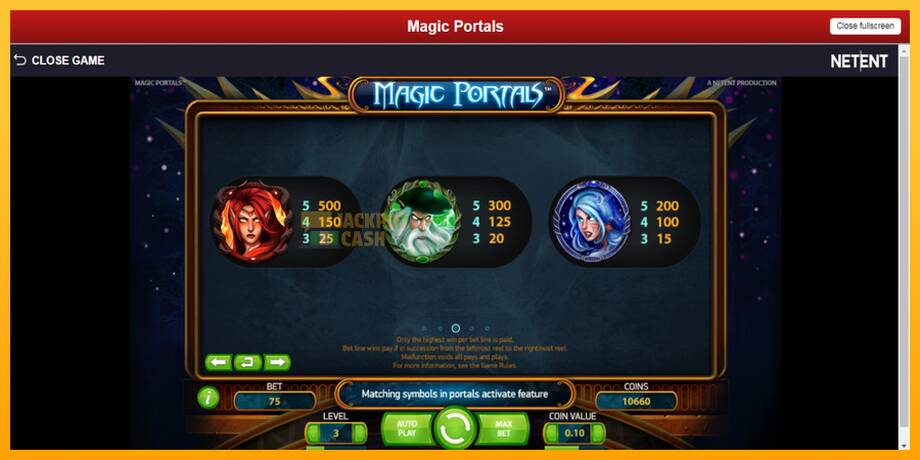 Magic Portals машина за игри за пари, слика 6