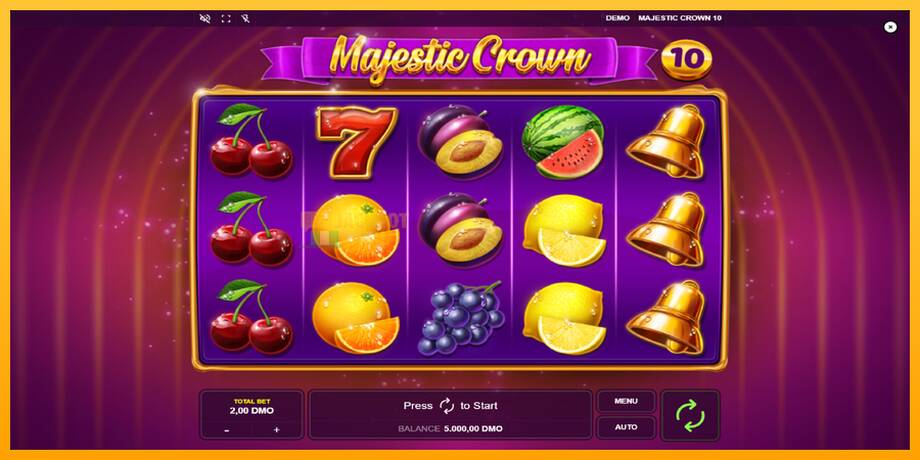 Majestic Crown 10 машина за игри за пари, слика 1