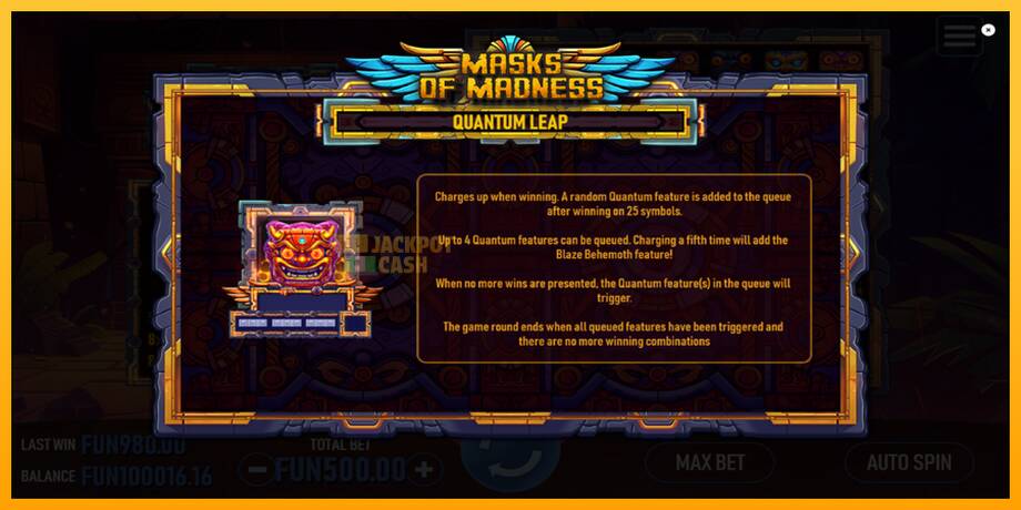 Masks of Madness машина за игри за пари, слика 7