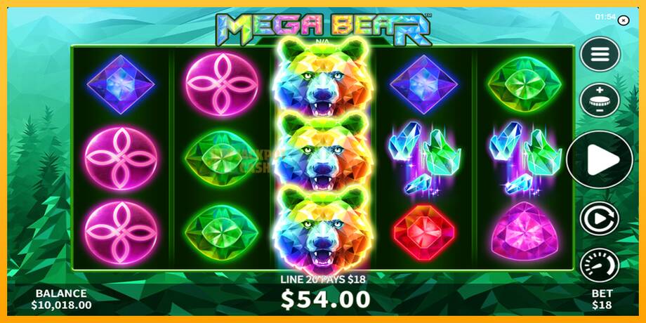 Mega Bear машина за игри за пари, слика 3