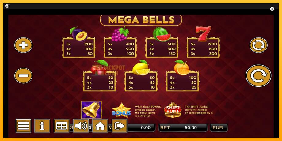 Mega Bells машина за игри за пари, слика 7