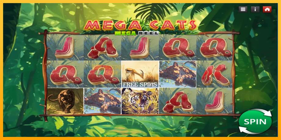 Mega Cats Mega Reel машина за игри за пари, слика 1