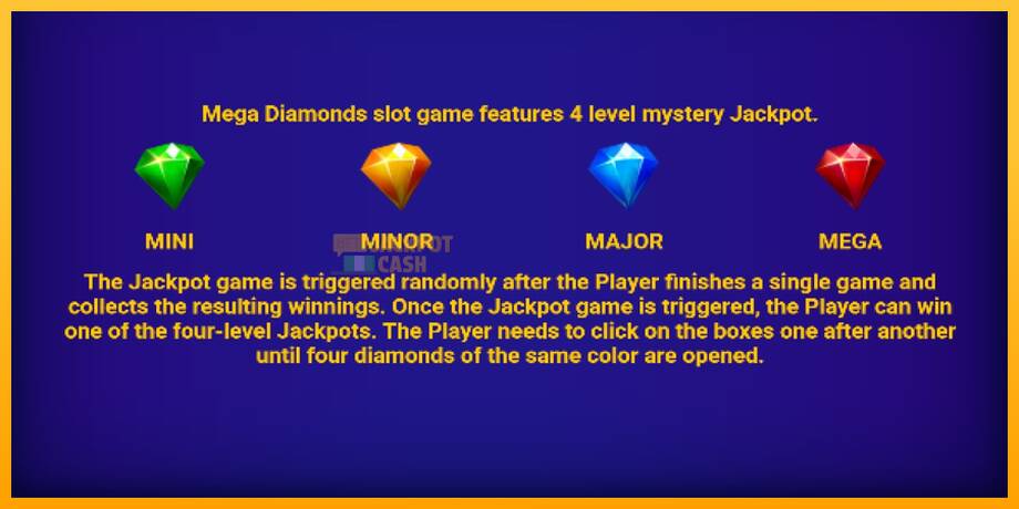 Mega Diamonds машина за игри за пари, слика 5