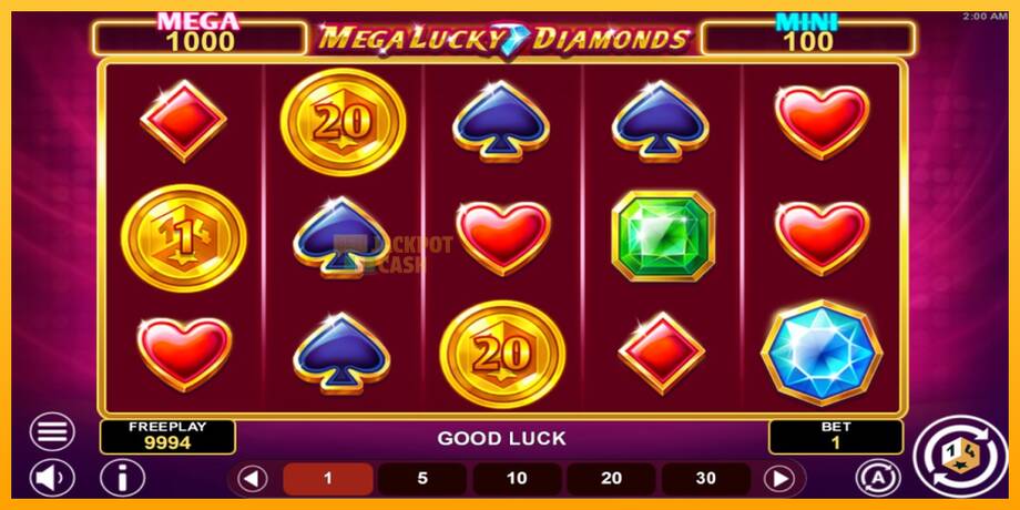 Mega Lucky Diamonds Hold & Win машина за игри за пари, слика 2