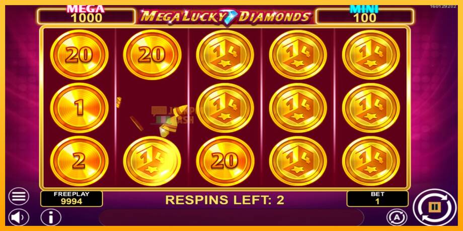 Mega Lucky Diamonds Hold & Win машина за игри за пари, слика 3