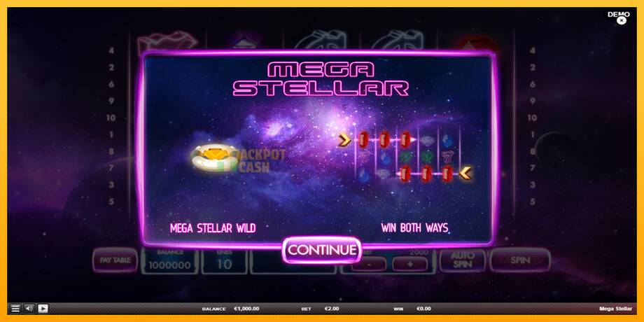 Mega Stellar машина за игри за пари, слика 1