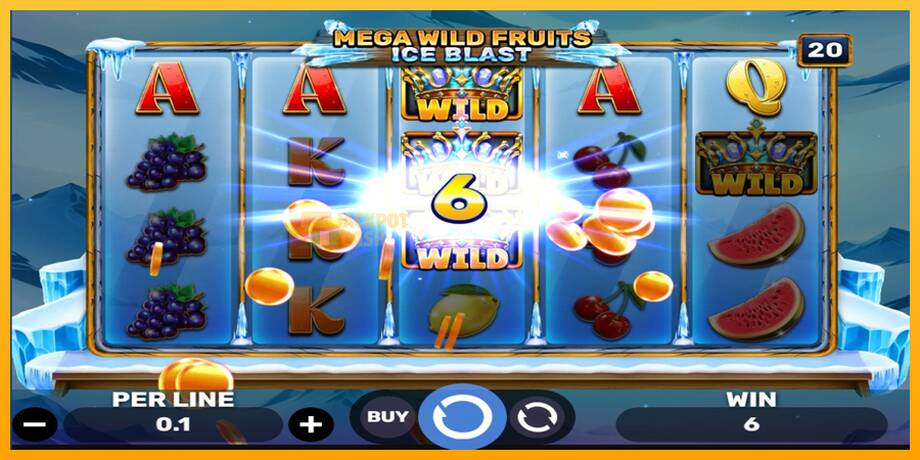 Mega Wild Fruits - Ice Blast машина за игри за пари, слика 2