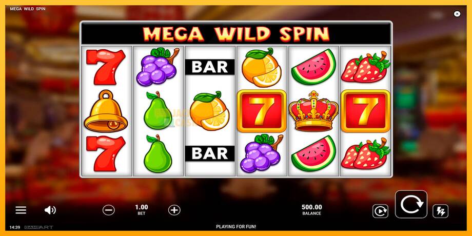 Mega Wild Spin машина за игри за пари, слика 1