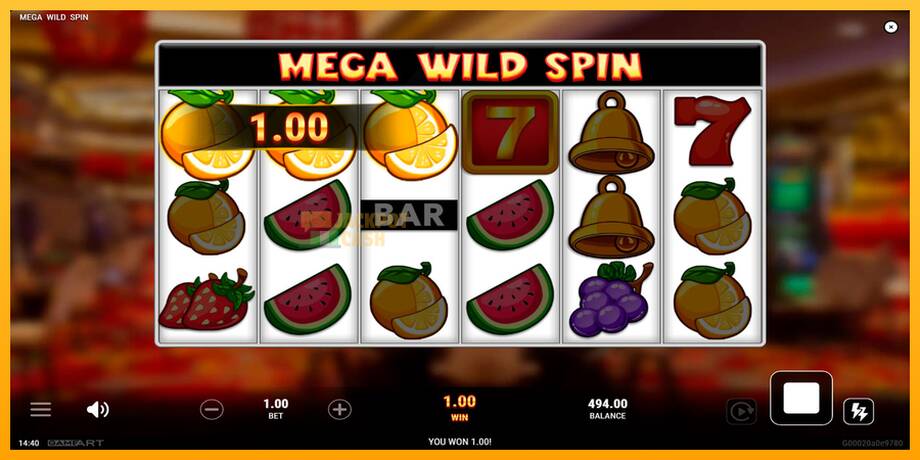 Mega Wild Spin машина за игри за пари, слика 5