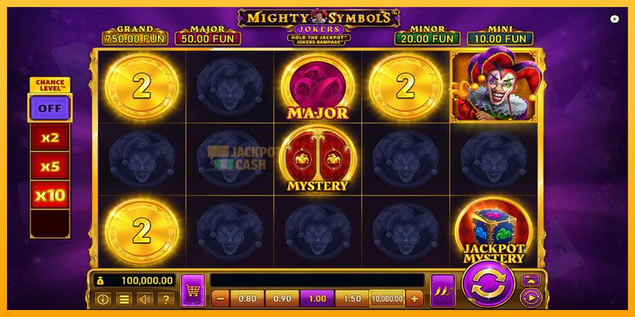 Mighty Symbols: Jokers машина за игри за пари, слика 2