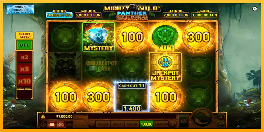 Mighty Wild: Panther Grand Diamond Edition машина за игри за пари, слика 3