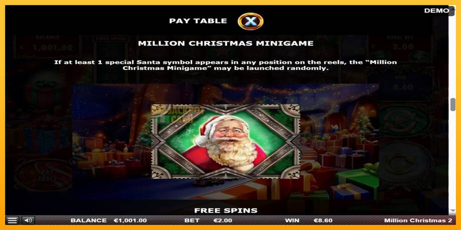 Million Christmas 2 машина за игри за пари, слика 5