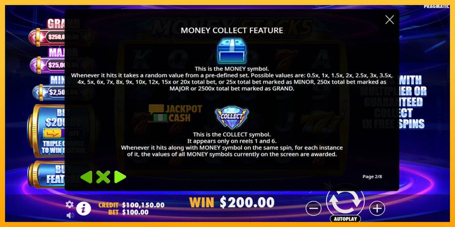 Money Blitz машина за игри за пари, слика 6