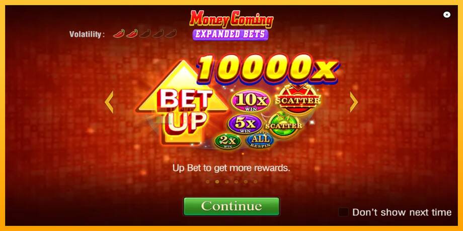 Money Coming 2 – Expanded Bets машина за игри за пари, слика 1