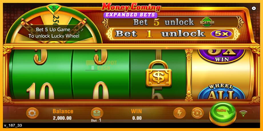 Money Coming 2 – Expanded Bets машина за игри за пари, слика 2