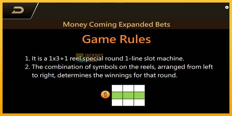 Money Coming 2 – Expanded Bets машина за игри за пари, слика 7