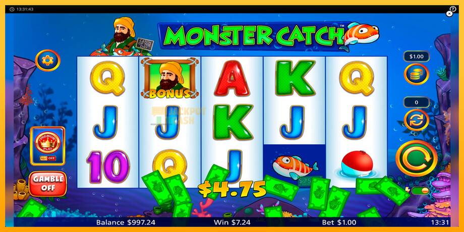 Monster Catch машина за игри за пари, слика 3