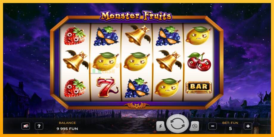 Monster Fruits машина за игри за пари, слика 1