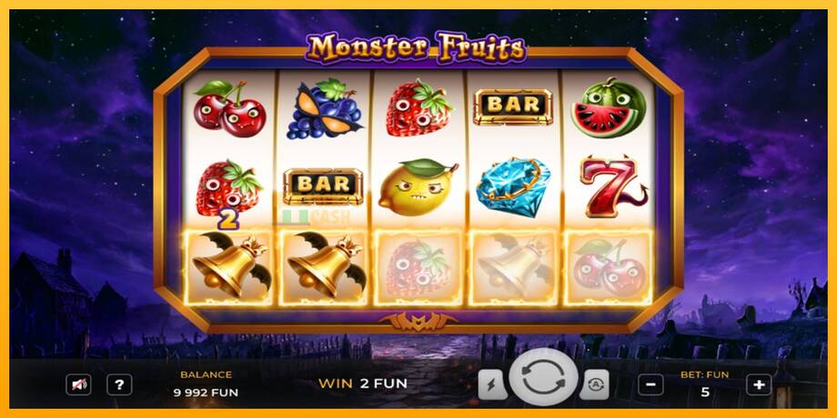 Monster Fruits машина за игри за пари, слика 2