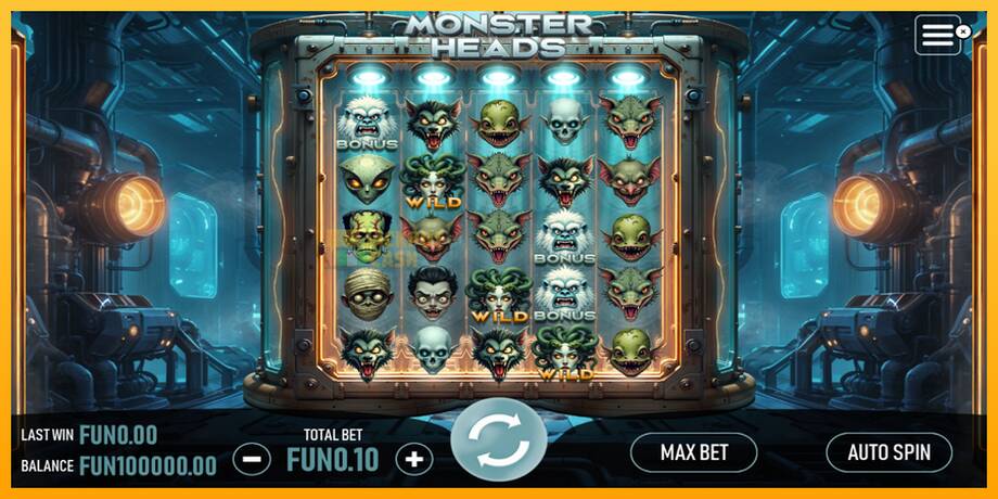 Monster Heads машина за игри за пари, слика 1