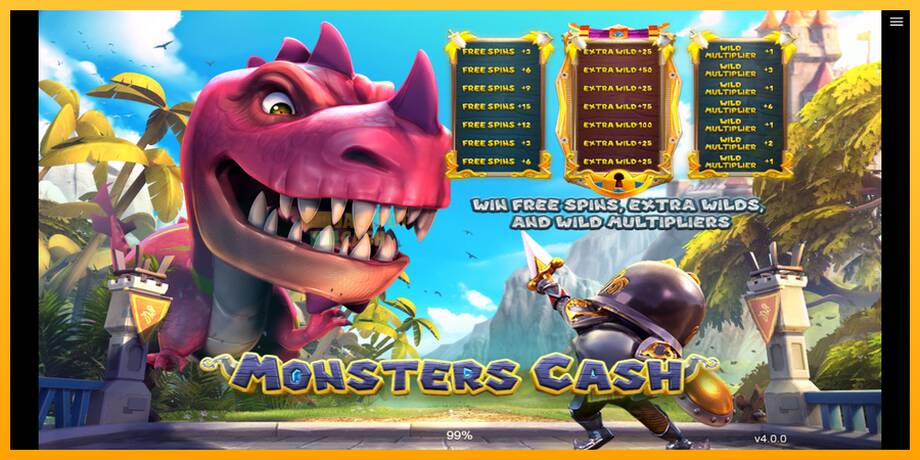 Monsters Cash машина за игри за пари, слика 1