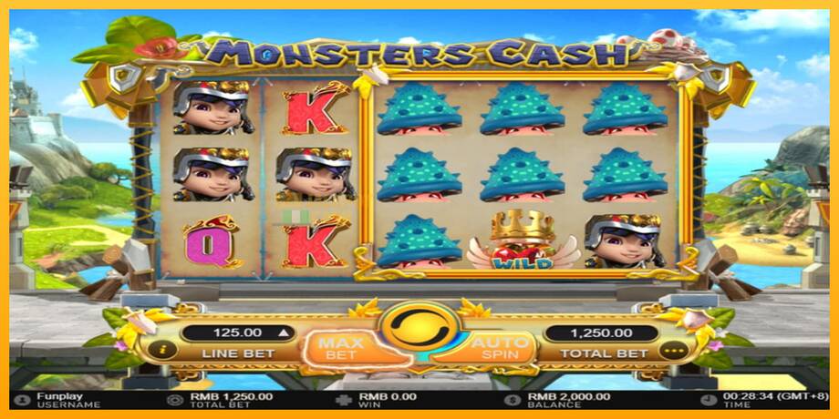 Monsters Cash машина за игри за пари, слика 3