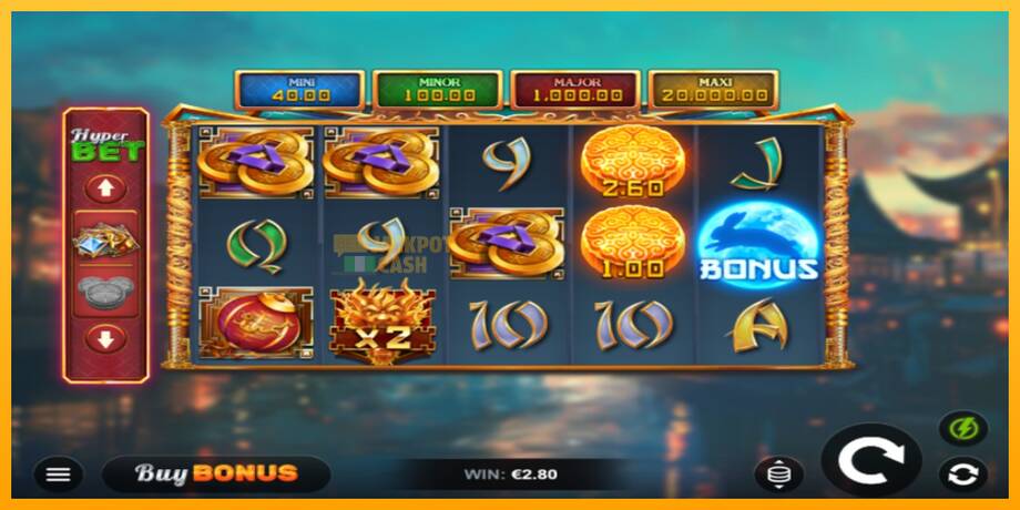 Mooncake Riches Hold and Win машина за игри за пари, слика 3